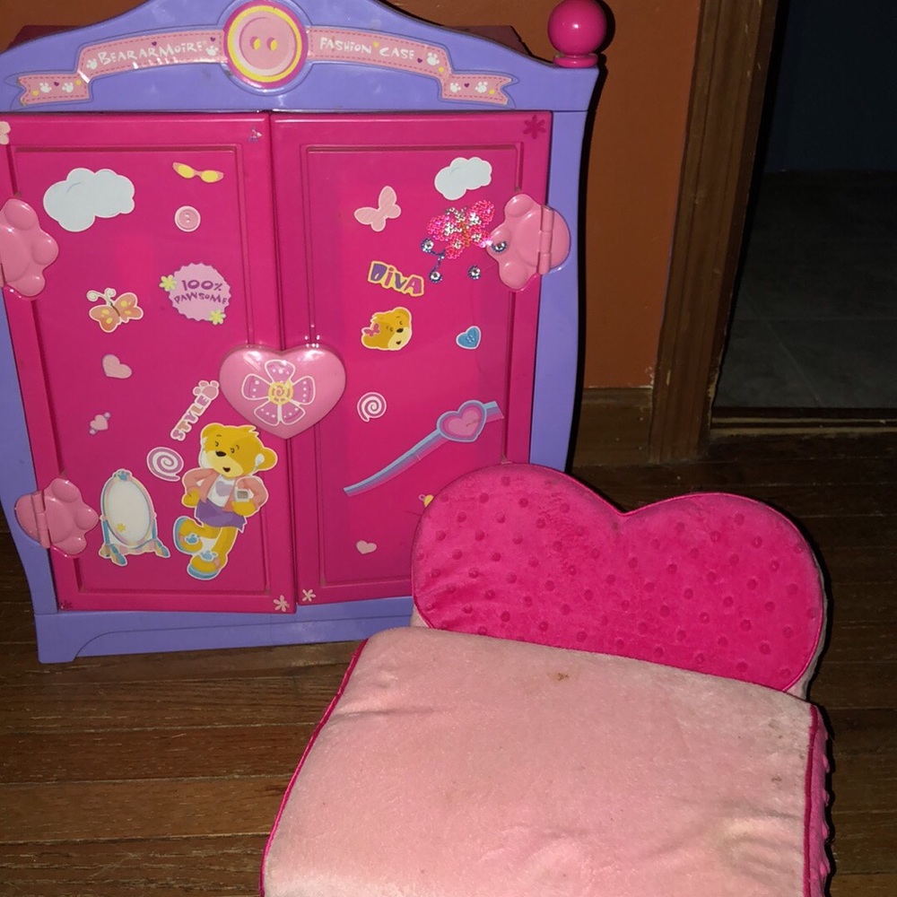 Build A Bear Armoire and Chair